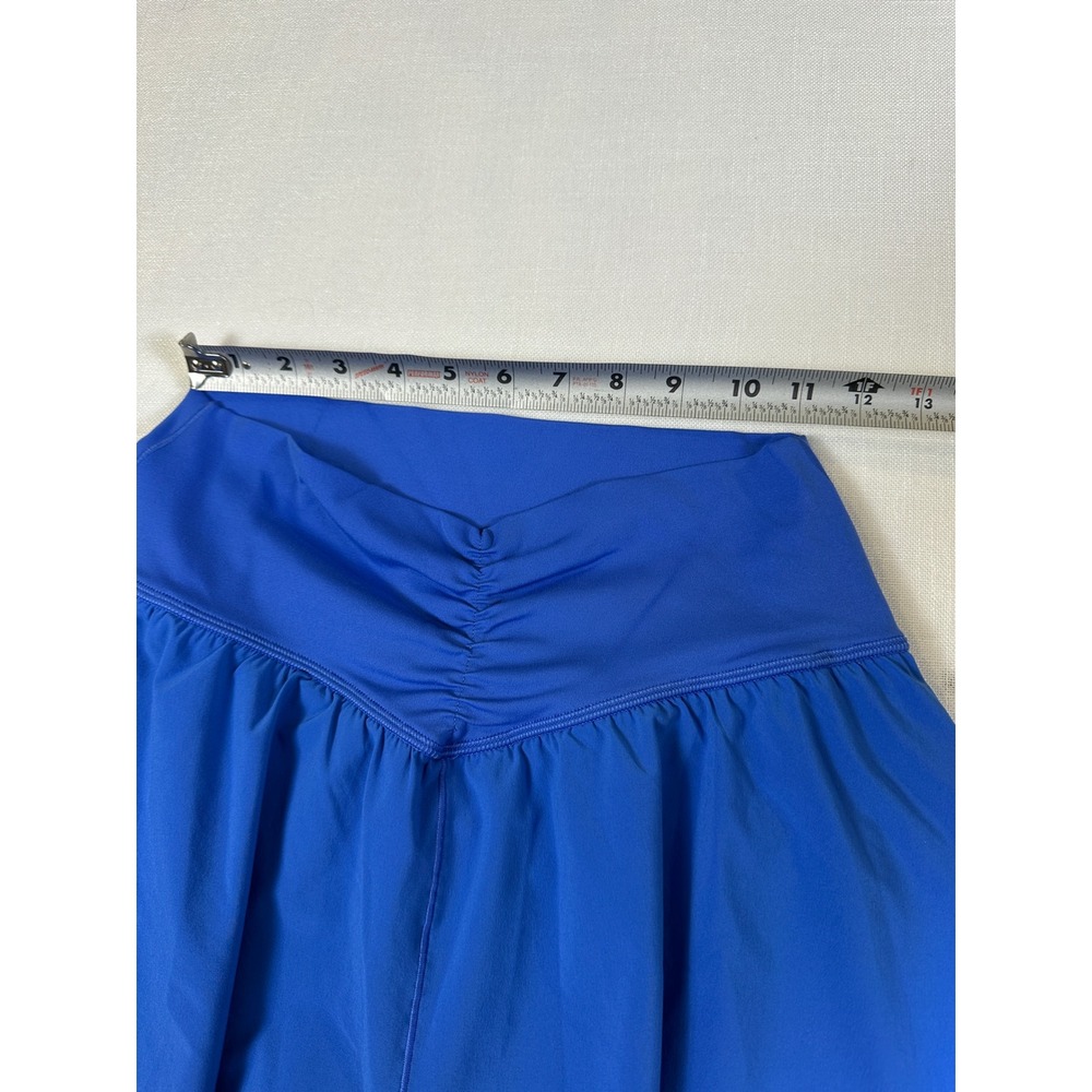 OFFLINE by Aerie Real Me flirty Crossover Flowy Skort Royal Blue Medium - Picture 5 of 7